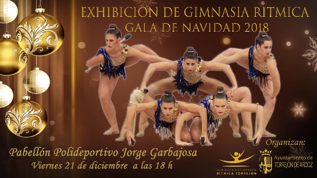 Exhibición anual de Gimnasia Rítmica. Gala de Navidad 2018